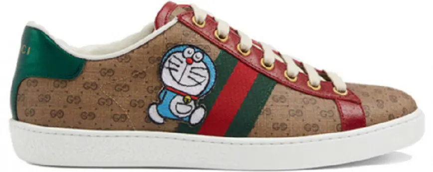 Giày Gucci x Doraemon Women’s Ace Sneaker 'Monogram' 655034-2SZ10-9765