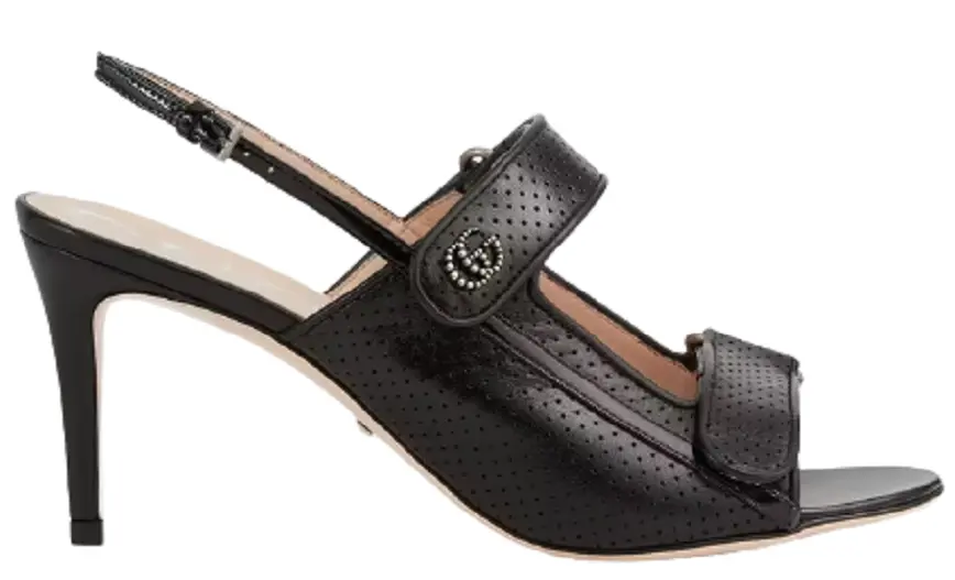 Giày Gucci Women's Sandal with Mini Double G ‎655415-04JT0-1000