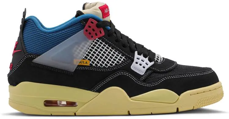Giày Nike Union LA x Air Jordan 4 Retro 'Off Noir' DC9533-001
