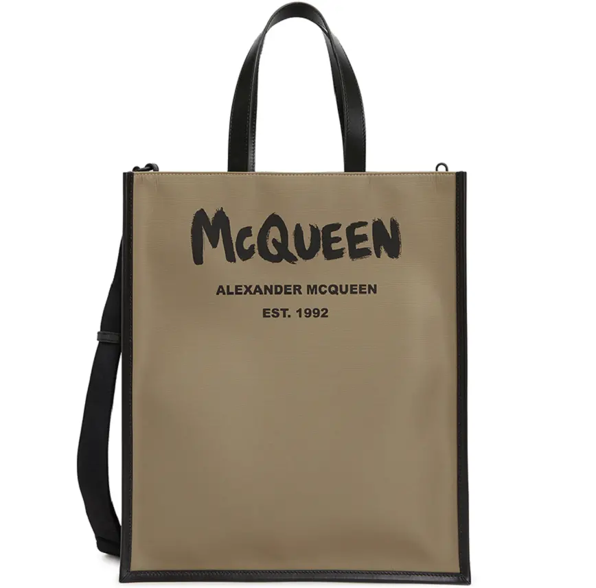 Túi Alexander Mcqueen Graffiti Logo 'Beige' 668591-1AAHI-9581