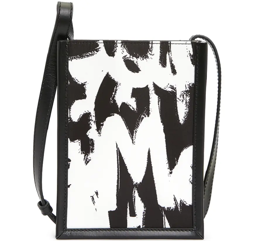Túi Alexander Mcqueen Graffiti Logo Mini 'Black' 668592-1AAHF-1081