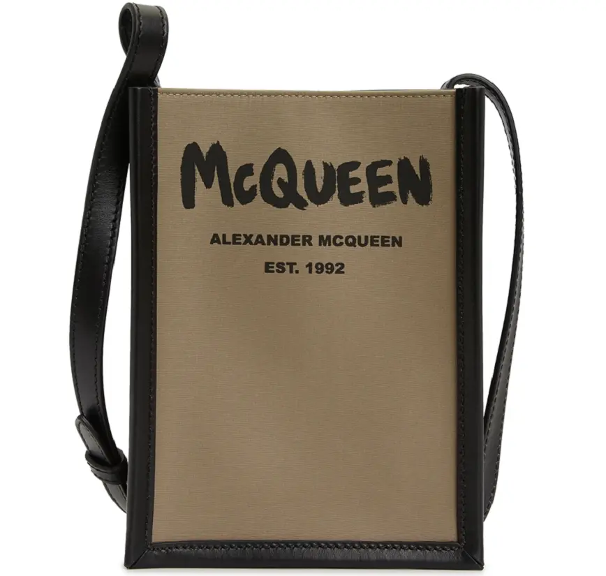 Túi Alexander Mcqueen Graffiti Logo Mini 'Beige' 668592-1AAHH-9581