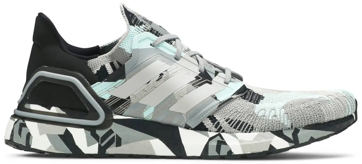 Giày Adidas UltraBoost 20 Geometric Pack 'Black Frost Min' FV8328