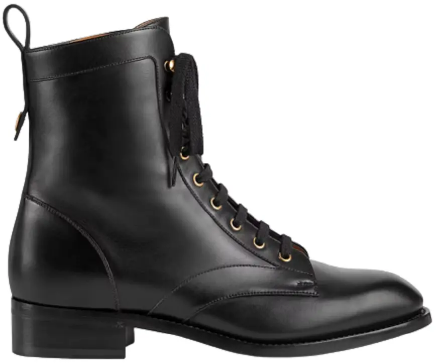 Giày Gucci Lace Up Ankle 'Black' 6808131W6001000