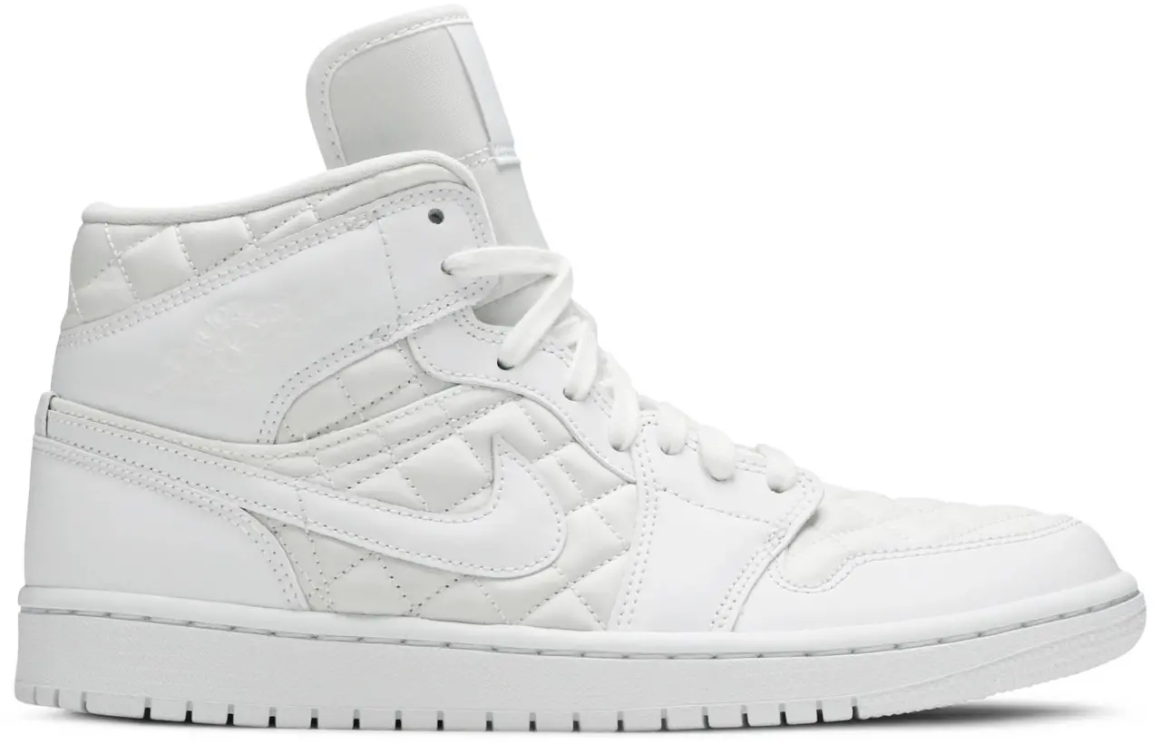 Giày Nike Wmns Air Jordan 1 Mid SE 'White Quilted' DB6078-100