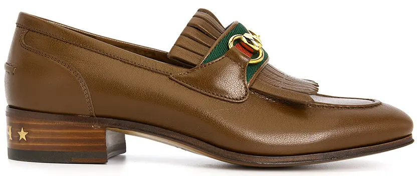 Giày Gucci Horsebit Fringe 'Brown' 700182-0G0P0-2360