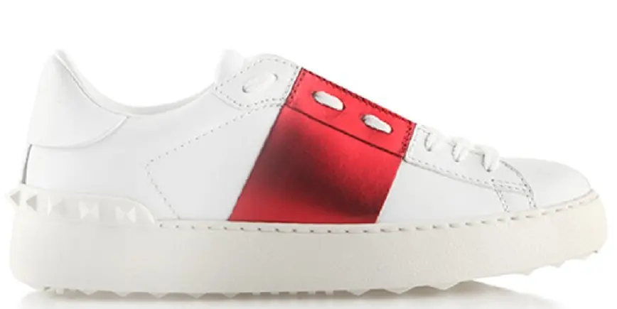 Giày Valentino Women's Rockstud Hidden Sneakers MW2S0781-BLU-R81