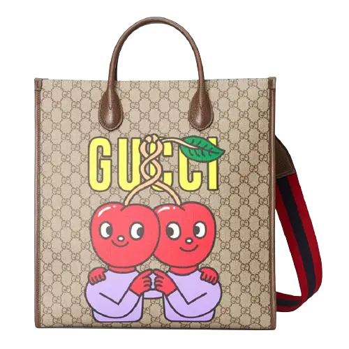 Túi Gucci Cherry Print 'Brown' 703264-U2QAG-8839