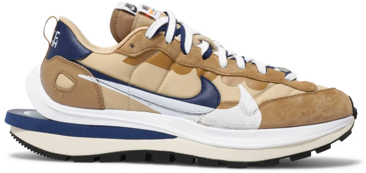 Giày Nike Sacai x VaporWaffle 'Sesame Blue Void' DD1875-200