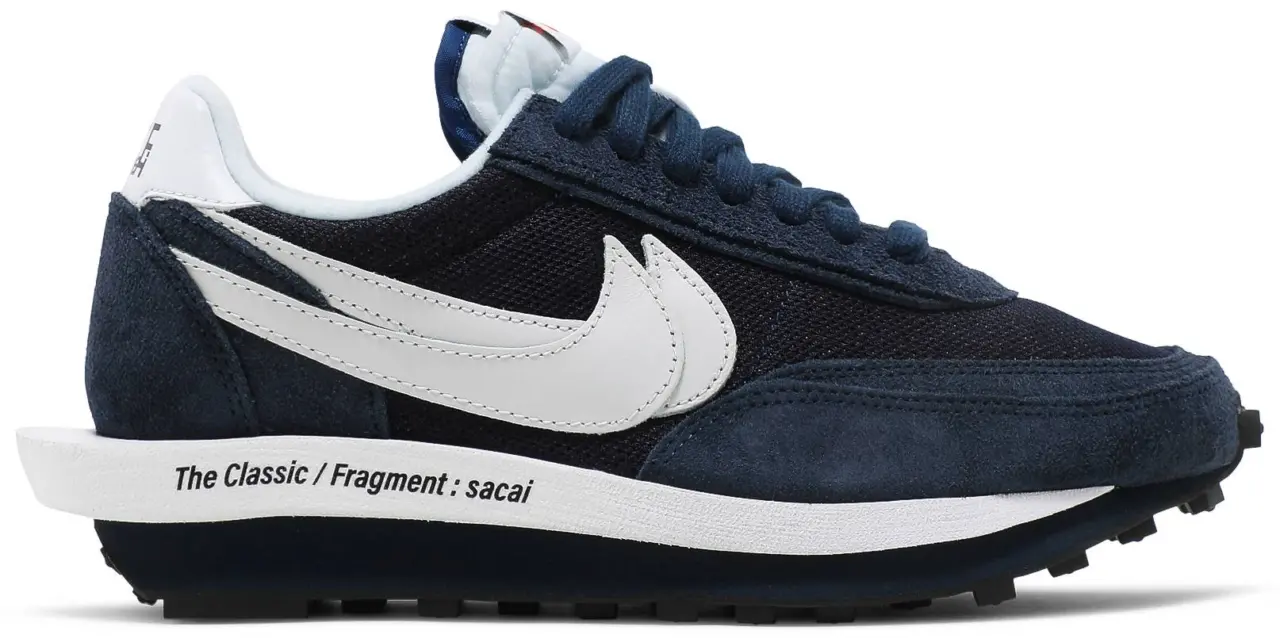Giày Nike Fragment Design x sacai x LDV Waffle 'Blackened Blue' DH2684-400