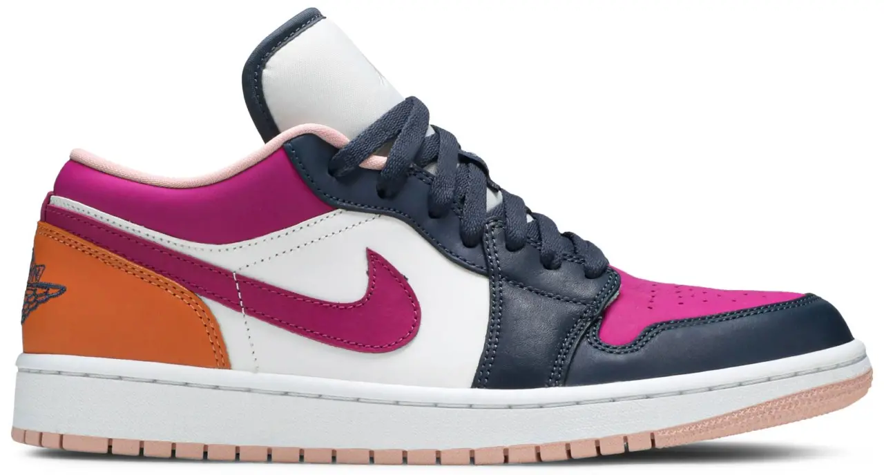 Giày Nike Air Jordan 1 Low 'Mismatched Purple Magenta' DJ4342-400
