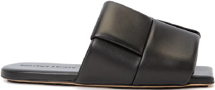 Dép Bottega Veneta Intrecciato Patch 'Black' 741350-VBSD0-1000