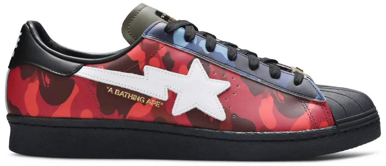 Giày Adidas BAPE x Superstar 'Mixed Camo' GZ8982