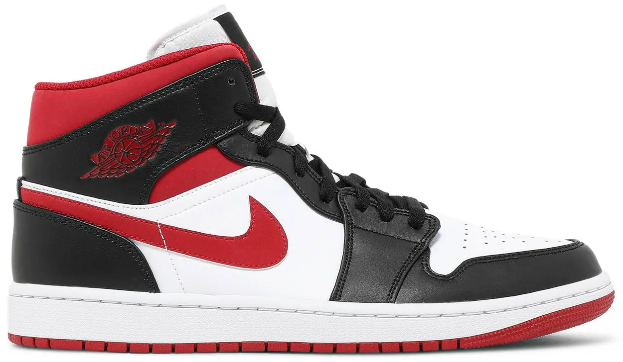 Giày Nike Air Jordan 1 Mid 'Metallic Red' 554724-122