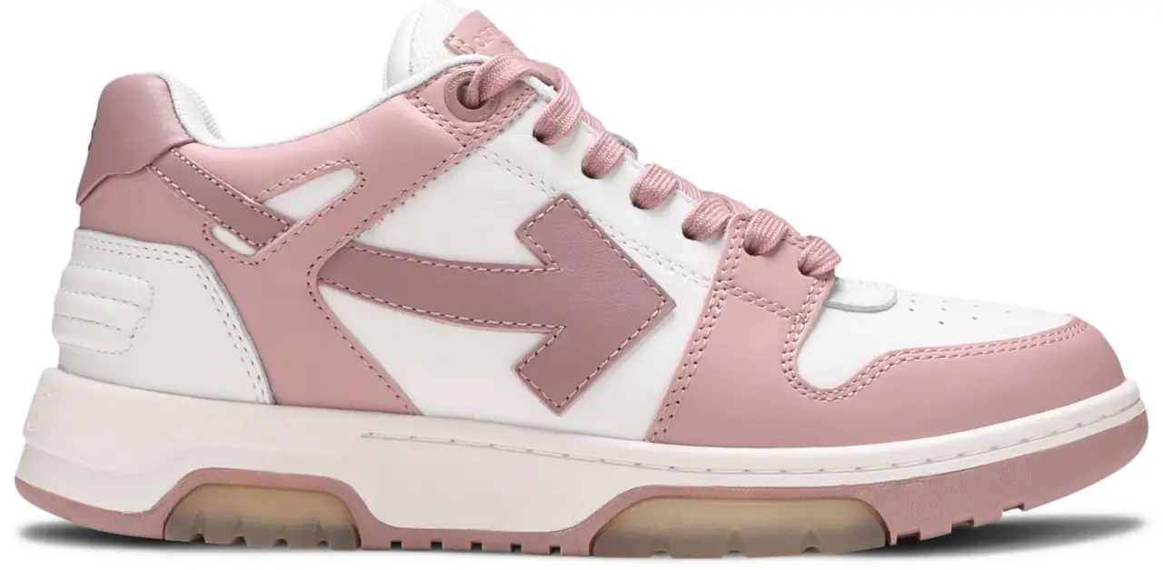Giày Off-White Wmns Out of Office 'White Pink' OWIA259R21LEA001-0131