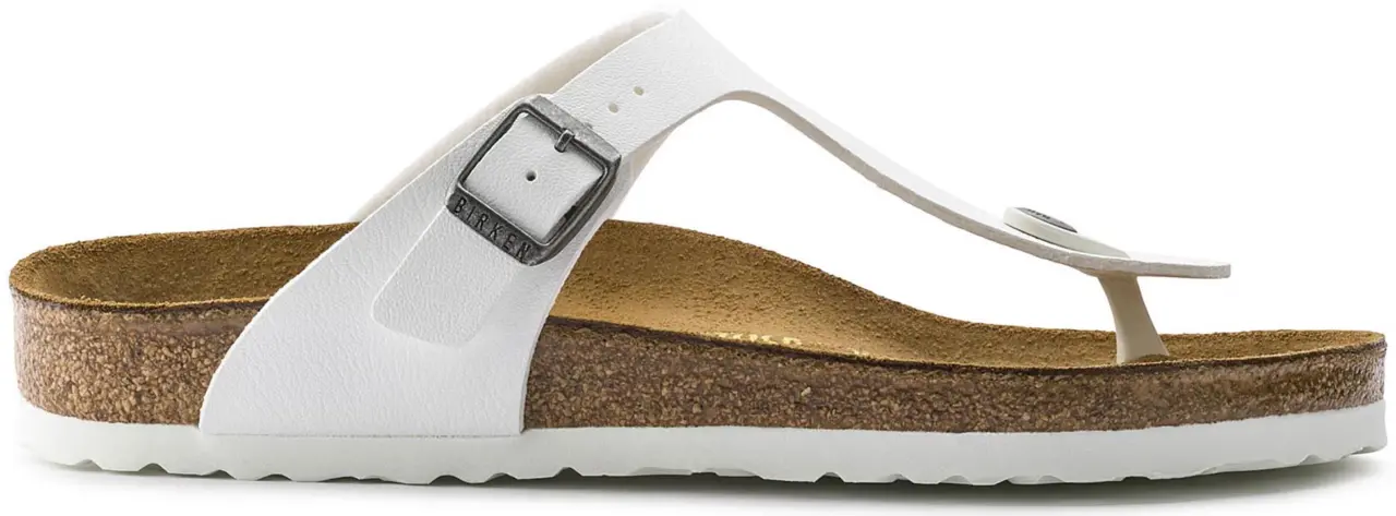 Dép Birkenstock Gizeh Birko Flor 'White' 745531