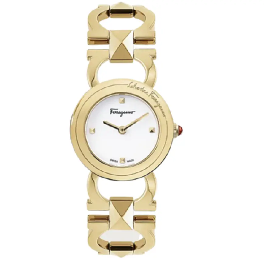 Đồng Hồ Salvatore Ferragamo Gancini Stud 'Glod' 611231-751933