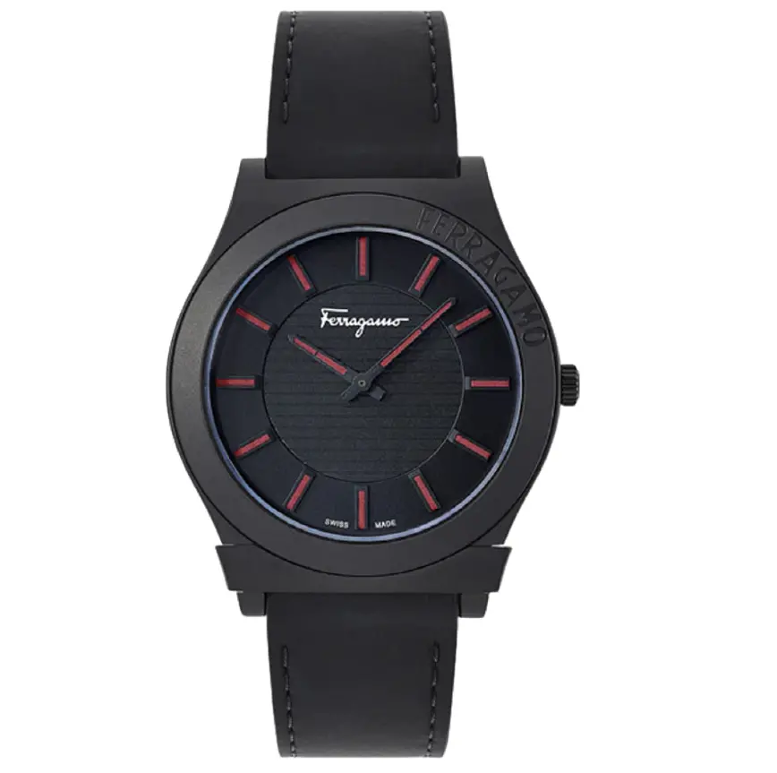 Đồng Hồ Salvatore Ferragamo Gancini Gent 'Black' 611238-751960