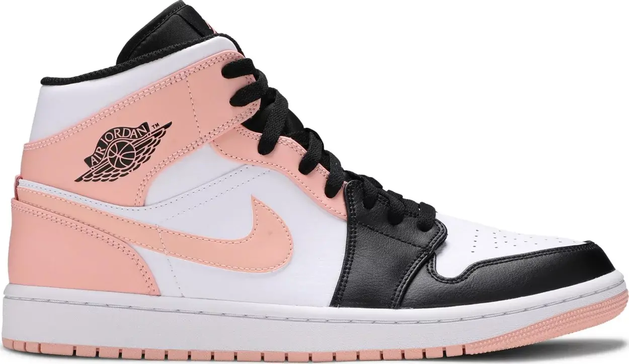 Giày Nike Air Jordan 1 Mid 'Arctic Orange Black Toe' 554724-133