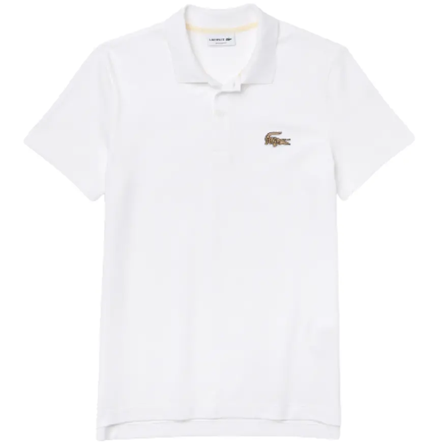 Áo Men’s Lacoste Regular Fit Badge Cotton Piqué Polo Shirt PH9761-001