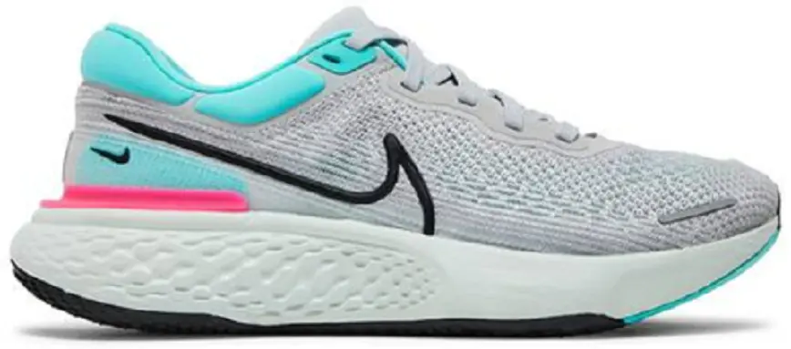 Giày Nike ZoomX Invincible Run Flyknit 'Grey Fog Dynamic Turquoise' CT2228-003