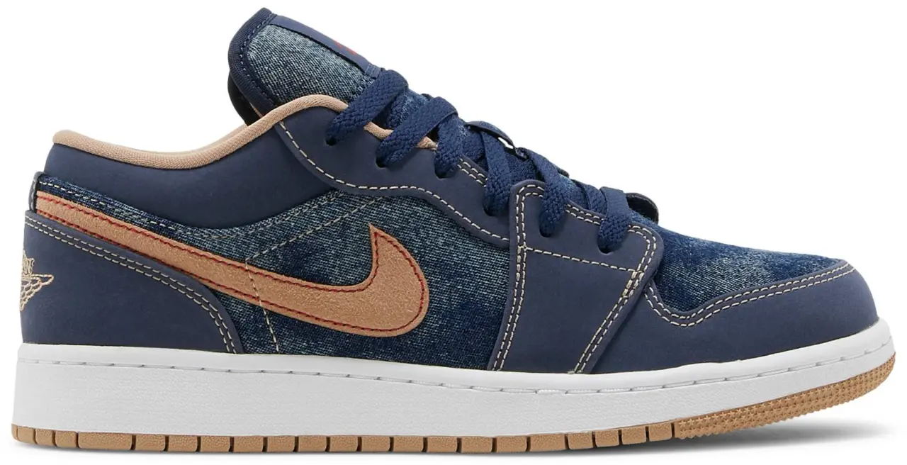 Giày Nike Air Jordan 1 Low SE GS 'Denim' DM4692-400