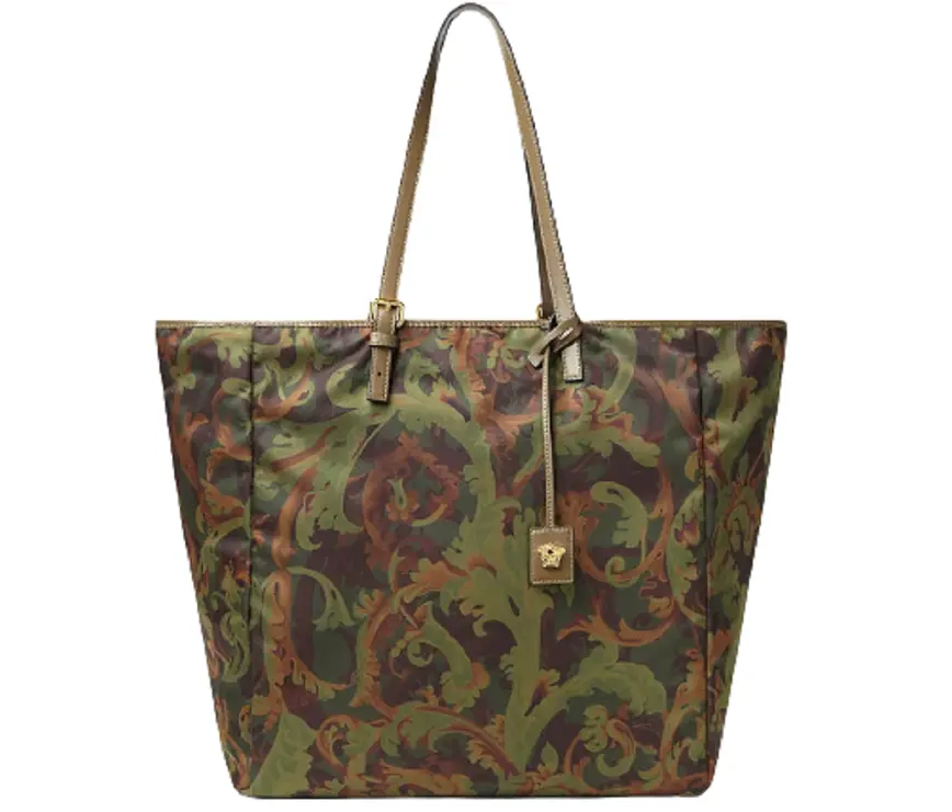 Túi Versace Baroccoflage Print Tote Bag 1000741-1A01024-1K25V