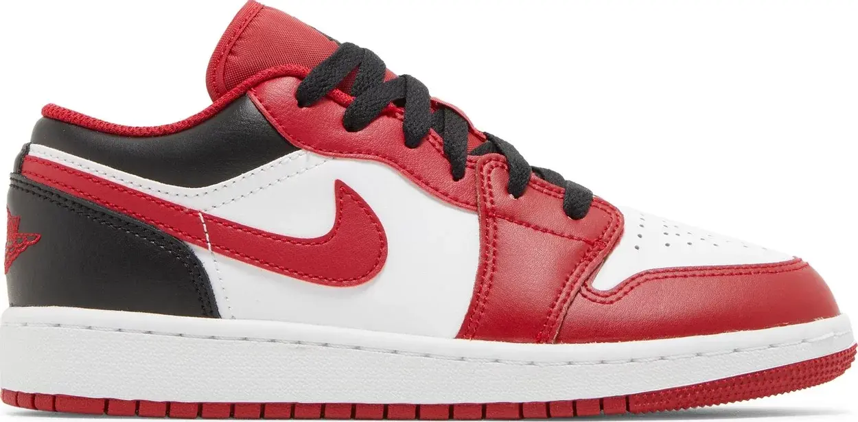 Giày Nike Air Jordan 1 Low GS 'Reverse Black Toe' 553560-163