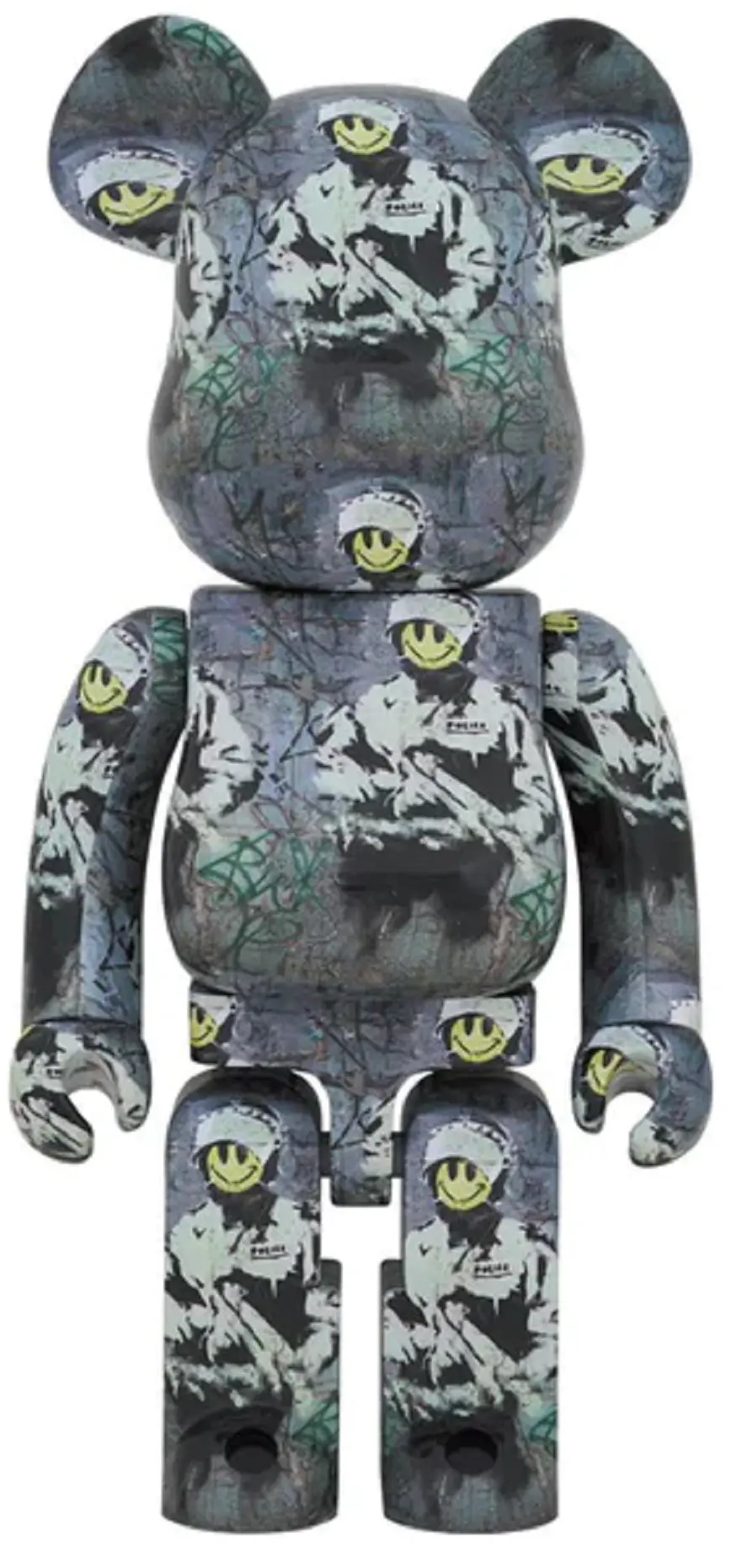 Mô Hình Brandalism Bearbrick 1000% 'Riot Cop' 98260-RCP-1000