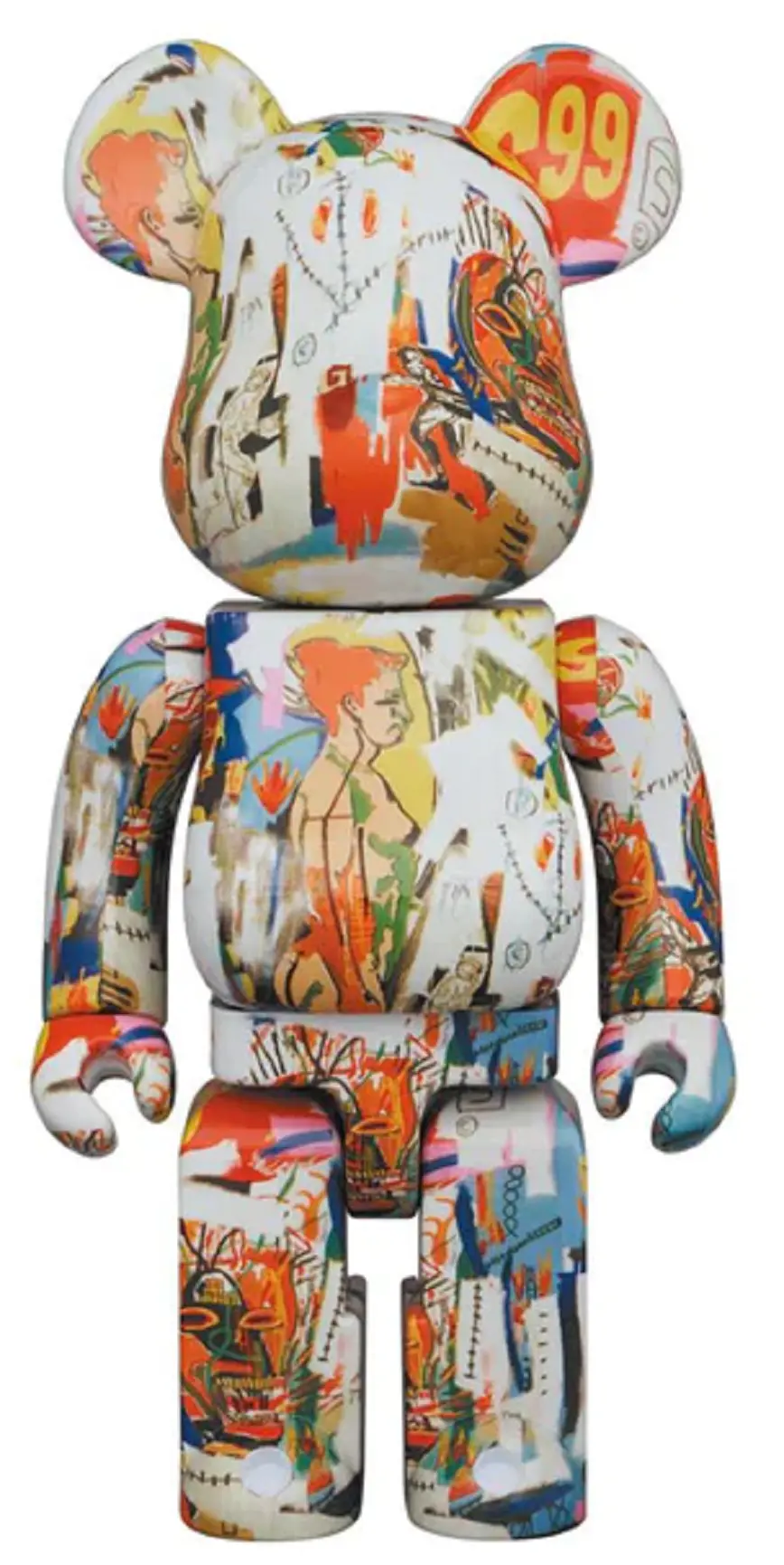 Mô Hình Bearbrick Andy Warhol + Jean-michel Basquiat 400% 98277-AWB-0104