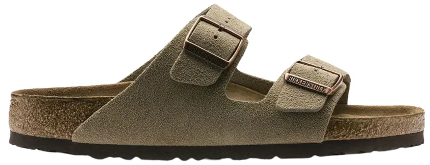Dép Birkenstock Arizona Soft Footbed Suede 'Taupe' 951303