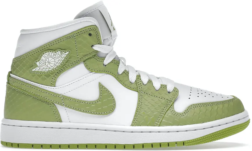 Giày Nike Air Jordan 1 Mid 'Green Python' DV2959-113