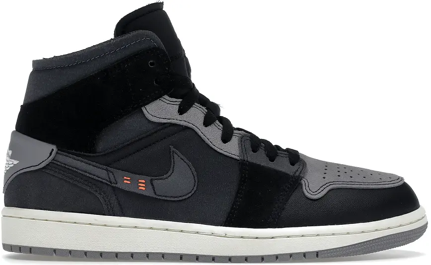 Giày Nike Air Jordan 1 Mid Craft 'Inside Out Black' DM9652-001