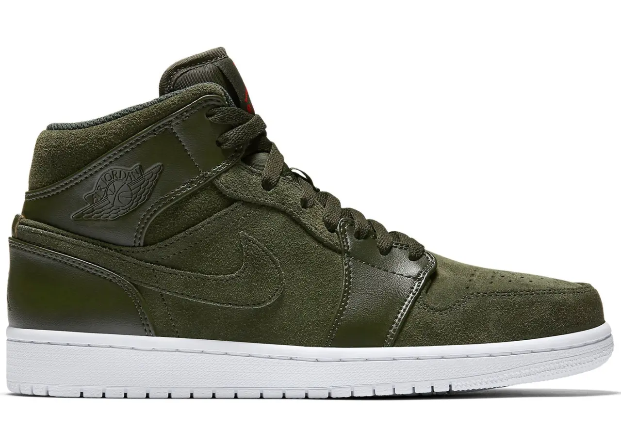 Giày Nike Air Jordan 1 Retro Mid 'Sequoia' 554724-302
