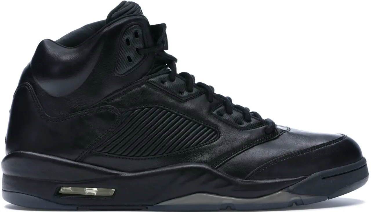 Giày Nike Air Jordan 5 Retro Premium 'Triple Black' 881432-010