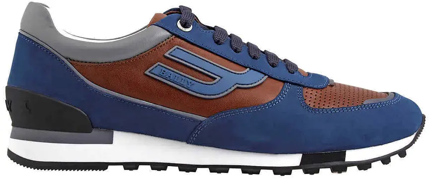 Giày Bally Men's Glendon Panelled 'Blue' 6231011