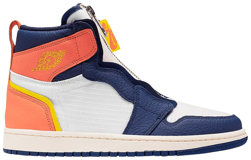 Giày Nike Air Jordan 1 High Zip 'Blue Void Citron' AQ3742-100