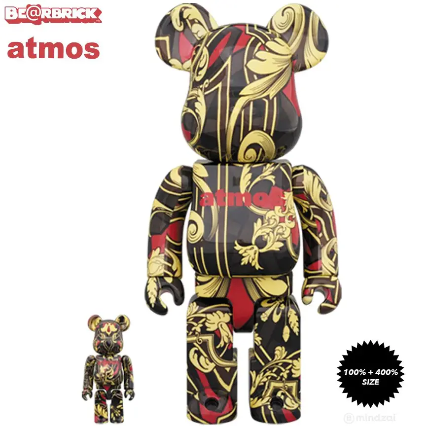 Mô Hình Bearbrick Atmos Timberland 100% &amp; 400%