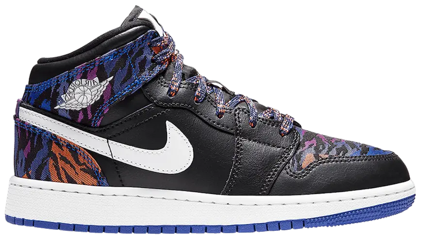 Giày Nike Air Jordan 1 Mid Tiger Print' AV5174-005