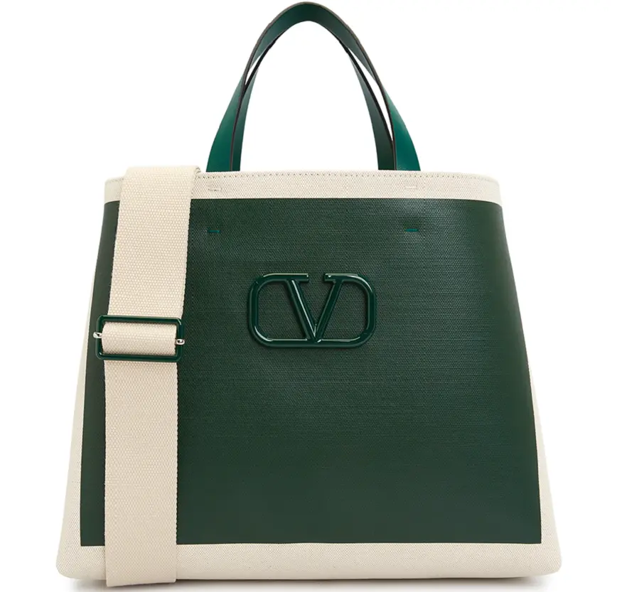 Túi Valentino V Logo 'Green' B0B91ZKX-UYR