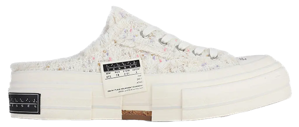 Giày xVESSEL G.O.P. Slip On 'White Tweed'