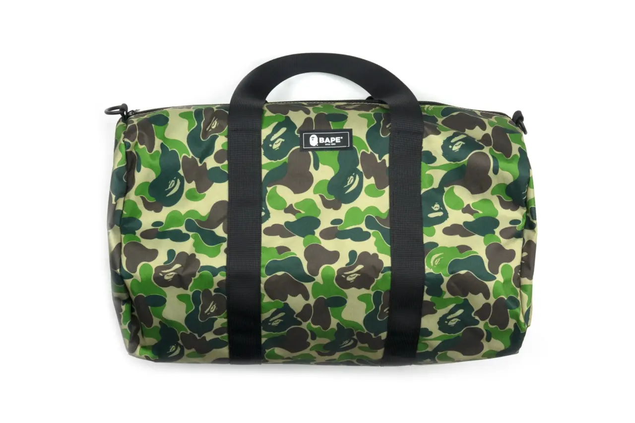 Túi BAPE Green Camo Duffle Bag