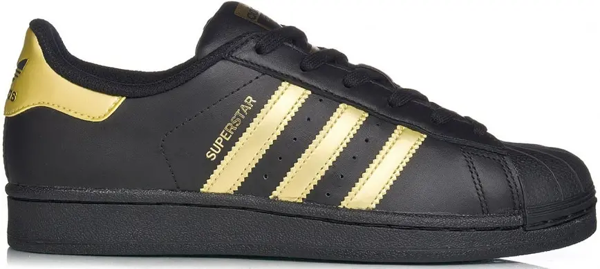 Giày Adidas Superstar J 'Cblack Goldmt Goldmt' BB2871