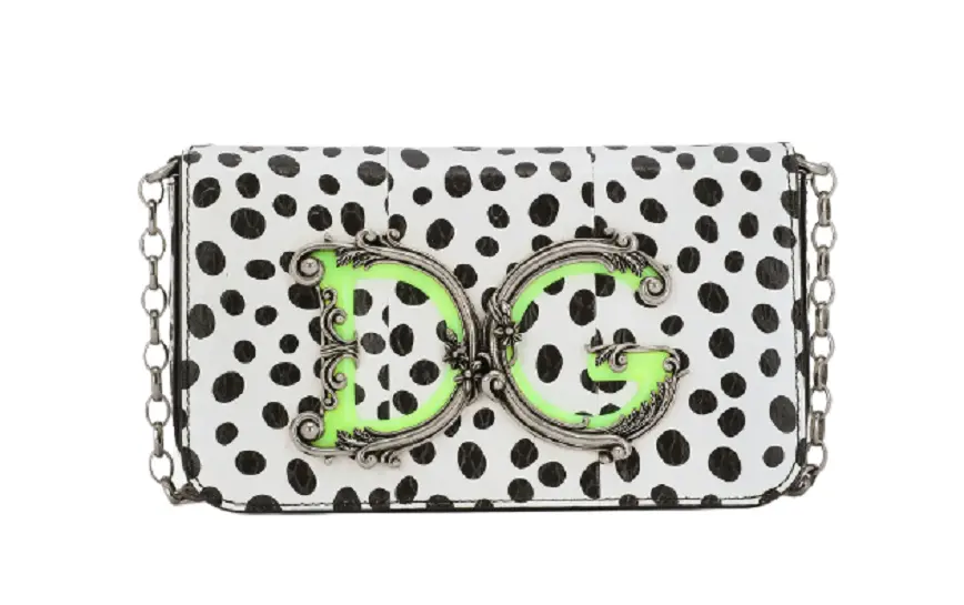 Túi Dolce &amp; Gabbana DG Girls Crossbody Bag In Printed Elaphe BB6885AY05089690