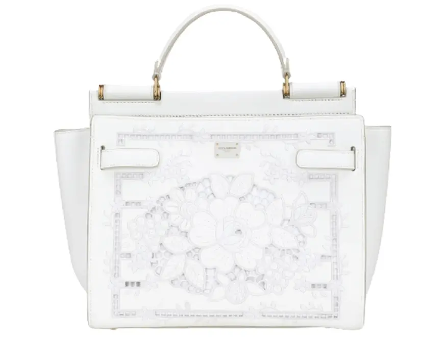 Túi Dolce &amp; Gabbana Sicily 62 Calfskin 'White' BB6891AY20689642