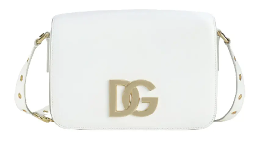 Túi Dolce & Gabbana Calfskin 3.5 Shoulder Bag White BB7077AW57680002
