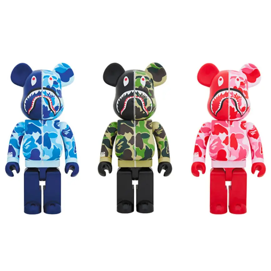 Mô Hình Bearbrick ABC Camo Bape Red Green Blue  200%