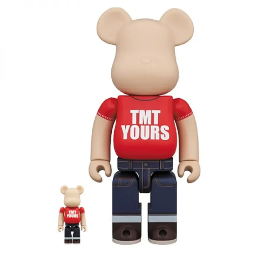 Mô Hình Bearbrick Tmt 20th Anniv. Ver 100% &amp; 400% Multicolor