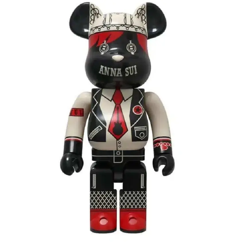 Mô Hình Bearbrick Anna Sui Red &amp; Beige