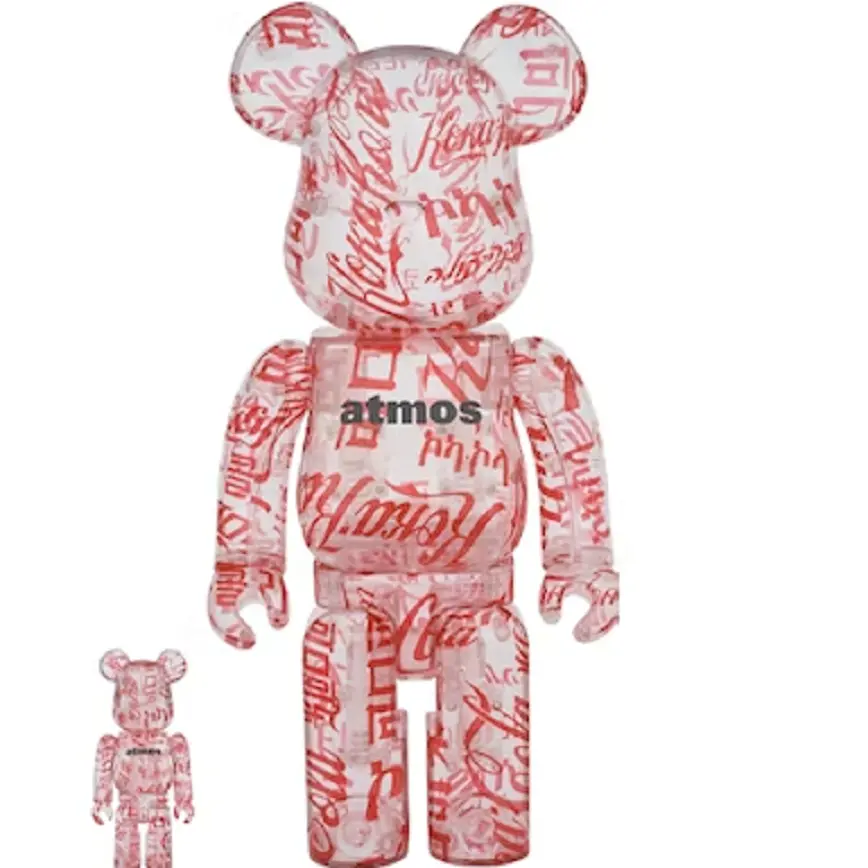 Mô Hình Bearbrick Atmos x CocaCola